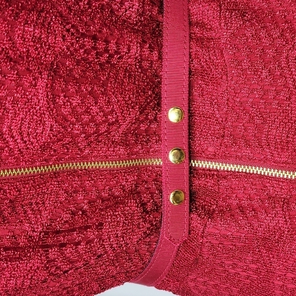 DANNY Nicole Fit and Flare Red Lace Dress - Picture 6 of 17